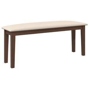 vidaXL Lavice 110 cm Hněd&aacute; masivn&iacute; dřevo Guma