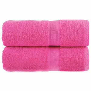 vidaXL Pr&eacute;miov&eacute; myc&iacute; utěrky SOLUND 2 ks růžov&eacute; 30x30 cm 600 g/m&sup2;