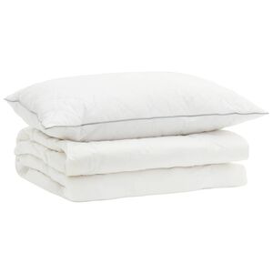 vidaXL Sada přikr&yacute;vek s 90% hus&iacute;m peř&iacute;m FULDA 2 ks 150 x 200 cm L&eacute;to