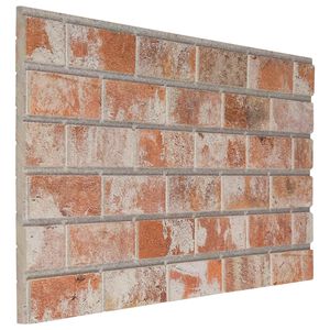 vidaXL N&aacute;stěnn&eacute; panely 10 ks 100 x 50 cm Oranžov&aacute; EPS pěna