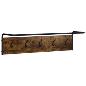 vidaXL Vě&scaron;&aacute;k na kab&aacute;ty Kouřov&yacute; dub 100 x 30 x 25 cm Kompozitn&iacute; dřevo