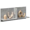 vidaXL N&aacute;stěnn&aacute; skř&iacute;ňka 70x16,5x30 cm betonově &scaron;ed&aacute; kompozitn&iacute; dřevo