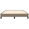 vidaXL R&aacute;m postele bez matrace taupe 140 x 200 cm textil