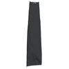 vidaXL Plachta na zahradn&iacute; slunečn&iacute;k čern&aacute; 190x50/30 cm 420D oxford