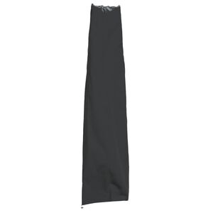 vidaXL Plachta na zahradn&iacute; slunečn&iacute;k čern&aacute; 190x50/30 cm 420D oxford