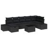 vidaXL Set pohovek 8 ks polyratan
