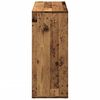 vidaXL Knihovna/dělící stěna old wood 69,5x29x69,5 cm kompozitní dřevo