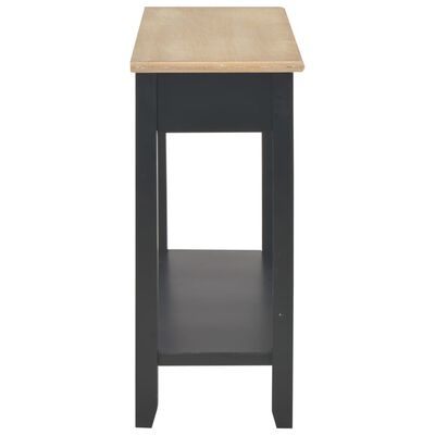 vidaXL Konzolový stolek černý 110 x 35 x 80 cm dřevo