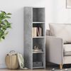 vidaXL Skř&iacute;ň highboard betonově &scaron;ed&aacute; 30 x 41 x 124 cm kompozitn&iacute; dřevo