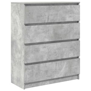 vidaXL Př&iacute;born&iacute;k betonově &scaron;ed&yacute; 80x35x99 cm kompozitn&iacute; dřevo
