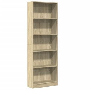 vidaXL Knihovna dub sonoma 60 x 24 x 176 cm kompozitn&iacute; dřevo