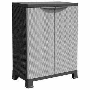 vidaXL Plastov&aacute; skř&iacute;ňka 68 x 39 x 92 cm ratanov&yacute; design