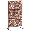 vidaXL Obrazovka pro soukrom&iacute; 100 x 50 x 180 cm Rezav&aacute;