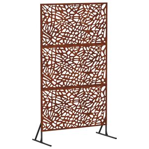 vidaXL Obrazovka pro soukrom&iacute; 100 x 50 x 180 cm Rezav&aacute;