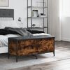 vidaXL &Uacute;ložn&aacute; lavice kouřov&yacute; dub 102 x 42 x 45 cm kompozitn&iacute; dřevo