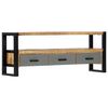 vidaXL TV stolek 130 x 30 x 50 cm masivn&iacute; mangovn&iacute;kov&eacute; dřevo