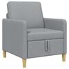vidaXL Sofa s &uacute;ložn&yacute;m prostorem Světle &scaron;ed&aacute; 72 x 78 x 87 cm Polyester