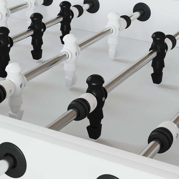 vidaXL Hr&aacute;či fotb&aacute;lku pro 3.6 x 3.1 x 10.8 cm tyč 24 pcs Čern&aacute; a b&iacute;l&aacute;