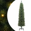 vidaXL Uměl&yacute; v&aacute;nočn&iacute; stromeček Zelen&aacute; 210 cm PVC, ocel a plast
