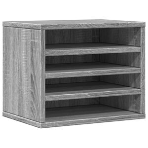 vidaXL Stoln&iacute; organiz&eacute;r &scaron;ed&yacute; sonoma 36 x 26 x 29,5 cm kompozitn&iacute; dřevo