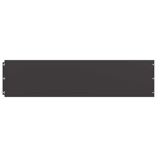 vidaXL Travn&iacute; lemy 10 ks čern&eacute; 25x103 cm ocel v&aacute;lcovan&aacute; za studena