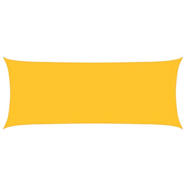 vidaXL Plachta proti slunci 160 g/m² obdélník žlutá 2 x 4,5 m HDPE