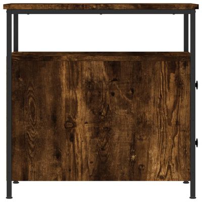 vidaXL Noční stolek kouřový dub 30 x 60 x 60 cm kompozitní dřevo