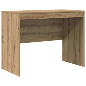 vidaXL Stůl Artisanov&yacute; dub 100 x 50 x 76 cm