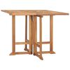 vidaXL Skl&aacute;dac&iacute; zahradn&iacute; j&iacute;deln&iacute; stůl 90 x 90 x 75 cm masivn&iacute; teak