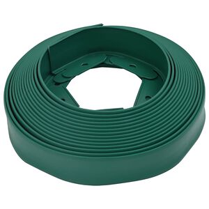 vidaXL Obrubn&iacute;ky tr&aacute;vn&iacute;ku Zelen&aacute; 3000 x 4 x 5 cm Plast