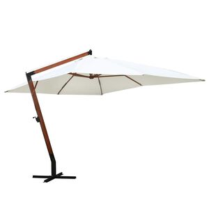vidaXL Slunečn&iacute;k 300 x 400 cm b&iacute;l&yacute;