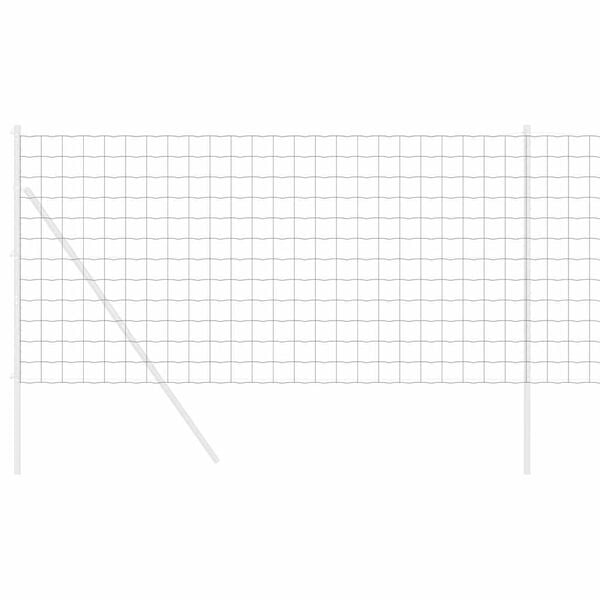 vidaXL Hexagonální oplocení Stříbrná 1,4 x 10 m Pozinkovaná ocel