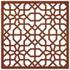 vidaXL Zahradn&iacute; n&aacute;stěnn&aacute; dekorace 55 x 55 cm corten Maursk&yacute; design