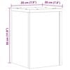 vidaXL Stojany na rostliny 2 ks dub artisan 20 x 20 x 30 cm kompozit