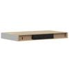 vidaXL Plovouc&iacute; n&aacute;stěnn&eacute; police 2 ks dub a b&iacute;l&eacute; 40 x 23,5 x 3,8 cm MDF