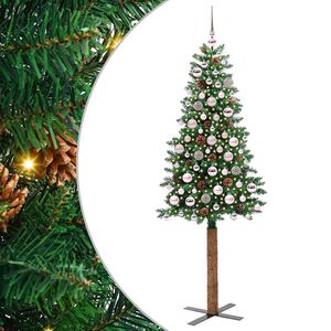 vidaXL &Uacute;zk&yacute; v&aacute;nočn&iacute; stromeček Zelen&aacute; 180 cm