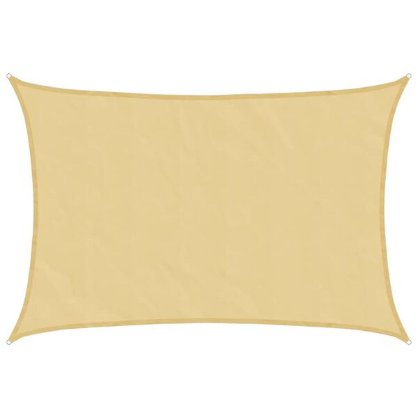 vidaXL St&iacute;nic&iacute; plachta p&iacute;skov&aacute; 4x3 m 100% polyester oxford