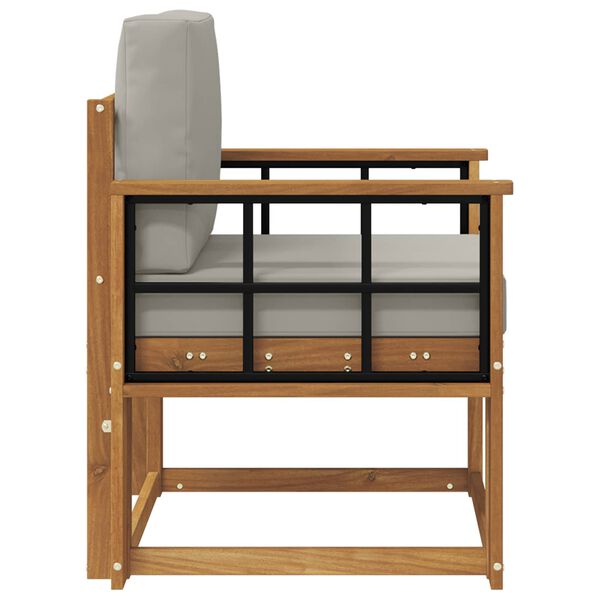 vidaXL Venkovn&iacute; pohovka Masivn&iacute; ak&aacute;ciov&eacute; dřevo a polyester