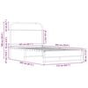 vidaXL R&aacute;m postele bez matrace 107x203 cm dub sonoma kompozitn&iacute; dřevo