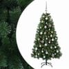 vidaXL Uměl&yacute; v&aacute;nočn&iacute; stromek s v&aacute;nočn&iacute;mi koulemi 120 cm 150 LED