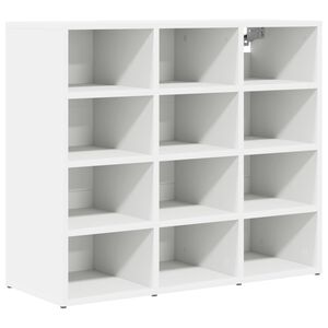 vidaXL Skř&iacute;ň na obuv 77,5 x 30 x 67 cm Kompozitn&iacute; dřevo B&iacute;l&aacute;
