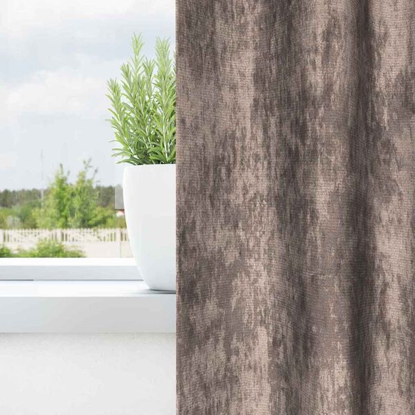 vidaXL Sametové závěsy 2 pcs Cappuccino 140 x 140 cm samet