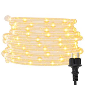 vidaXL Světeln&yacute; řetěz se 120 tepl&yacute;mi b&iacute;l&yacute;mi LED 5 m PVC