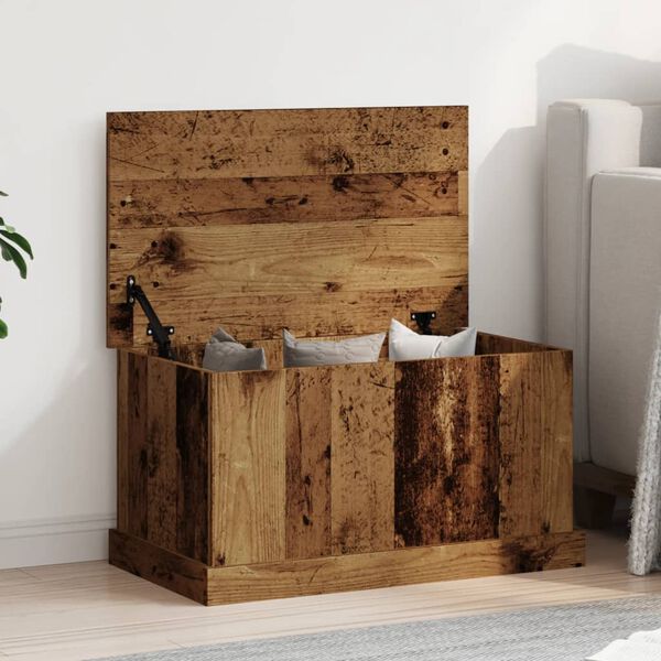 vidaXL &Uacute;ložn&yacute; box old wood 70 x 40 x 38 cm kompozitn&iacute; dřevo