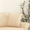 vidaXL Dekorační polštáře 2 ks krémové 40 x 40 cm textil
