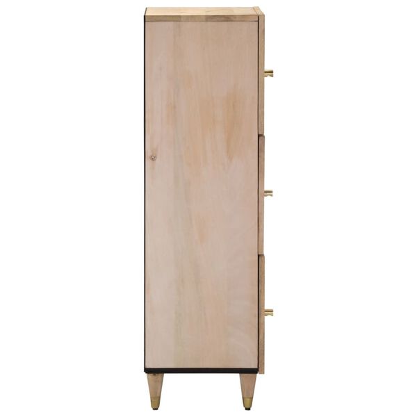 vidaXL Skř&iacute;ň highboard 40 x 33 x 110 cm masivn&iacute; mangovn&iacute;kov&eacute; dřevo