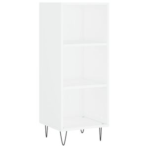 vidaXL Př&iacute;born&iacute;k b&iacute;l&yacute; 34,5 x 32,5 x 90 cm kompozitn&iacute; dřevo