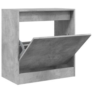 vidaXL Botn&iacute;k betonově &scaron;ed&yacute; 60 x 34 x 63,5 cm kompozitn&iacute; dřevo