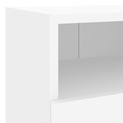 vidaXL Nástěnná TV skříňka bílá 40 x 30 x 30 cm kompozitní dřevo