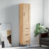 vidaXL Skř&iacute;ň highboard dub sonoma 34,5 x 34 x 180 cm kompozitn&iacute; dřevo